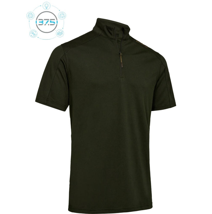Climate T-Shirt mit halbem Reißverschluss und 37.5®-Technologie