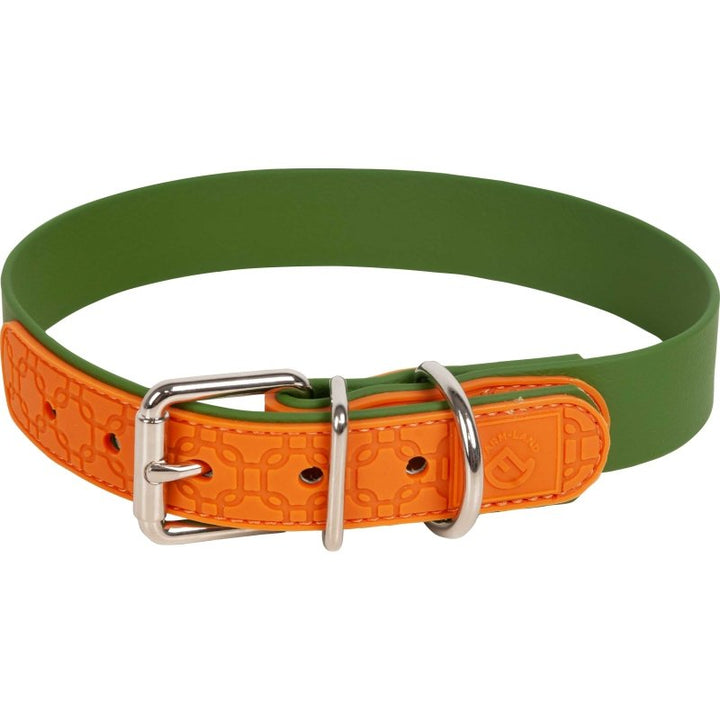 Halsband Oliv/Orange