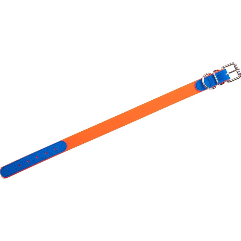 Halsband Signalorange/Blau