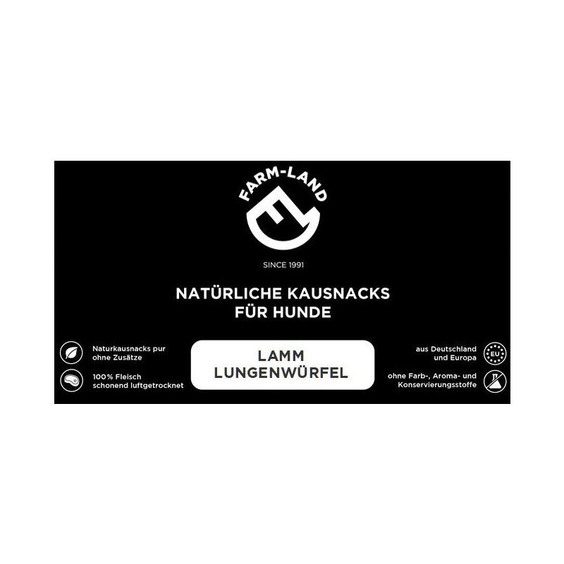 Hundesnack Lamm-Lungenwürfel