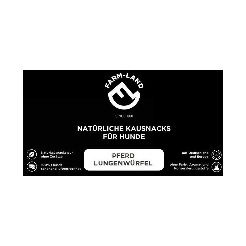 Hundesnack Pferde-Lungenwürfel