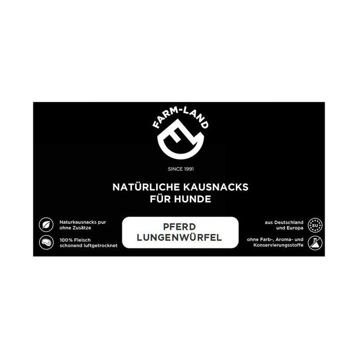Hundesnack Pferde-Lungenwürfel