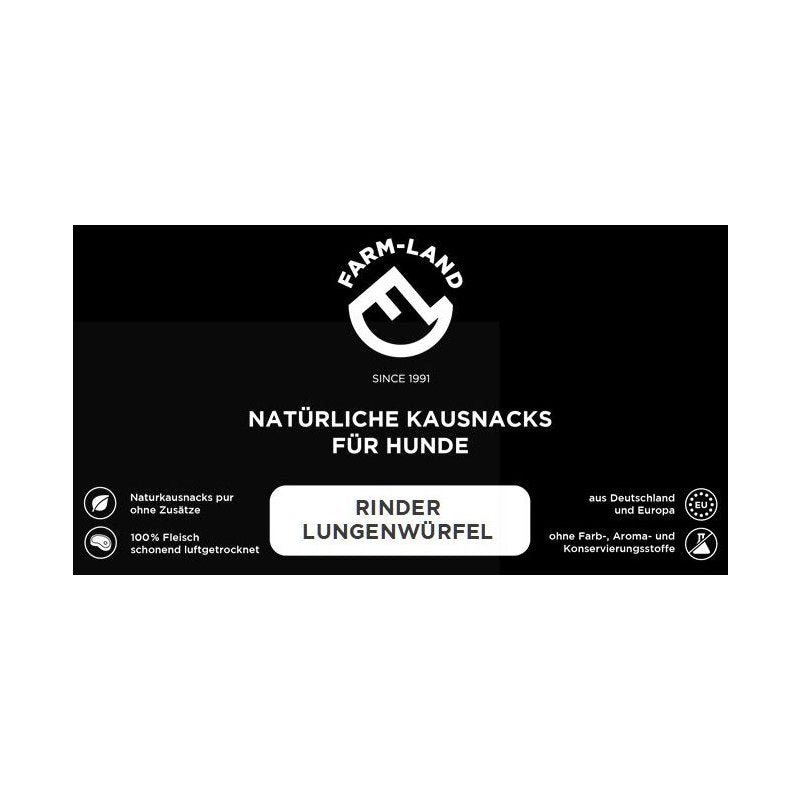 Hundesnack Rinder-Lungenwürfel