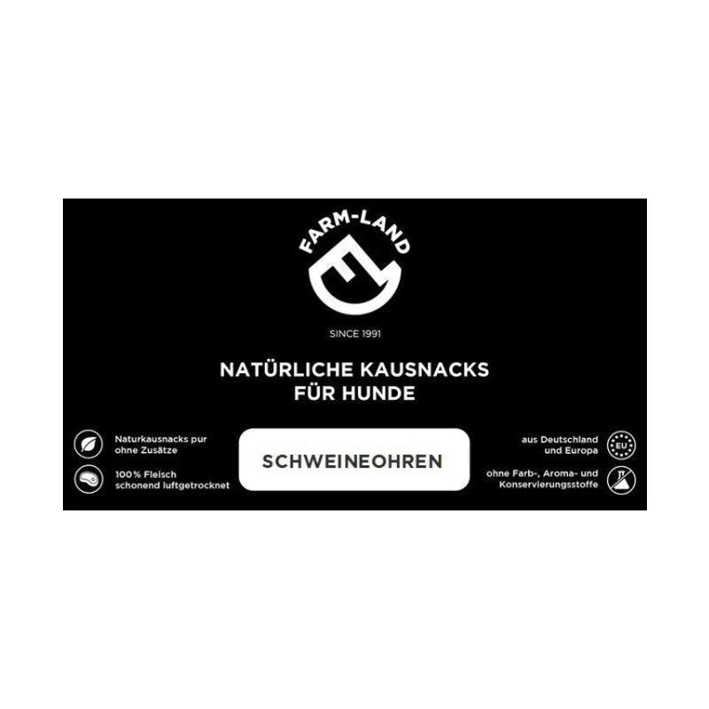 Hundesnack Schweineohren 10 Stk