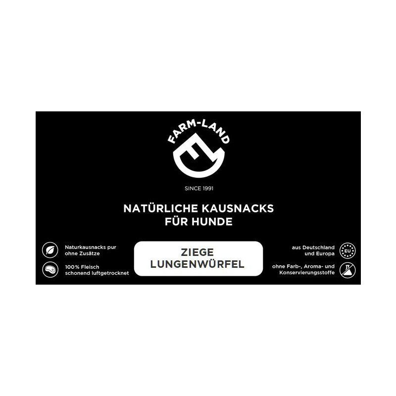 Hundesnack Ziegen-Lungenwürfel