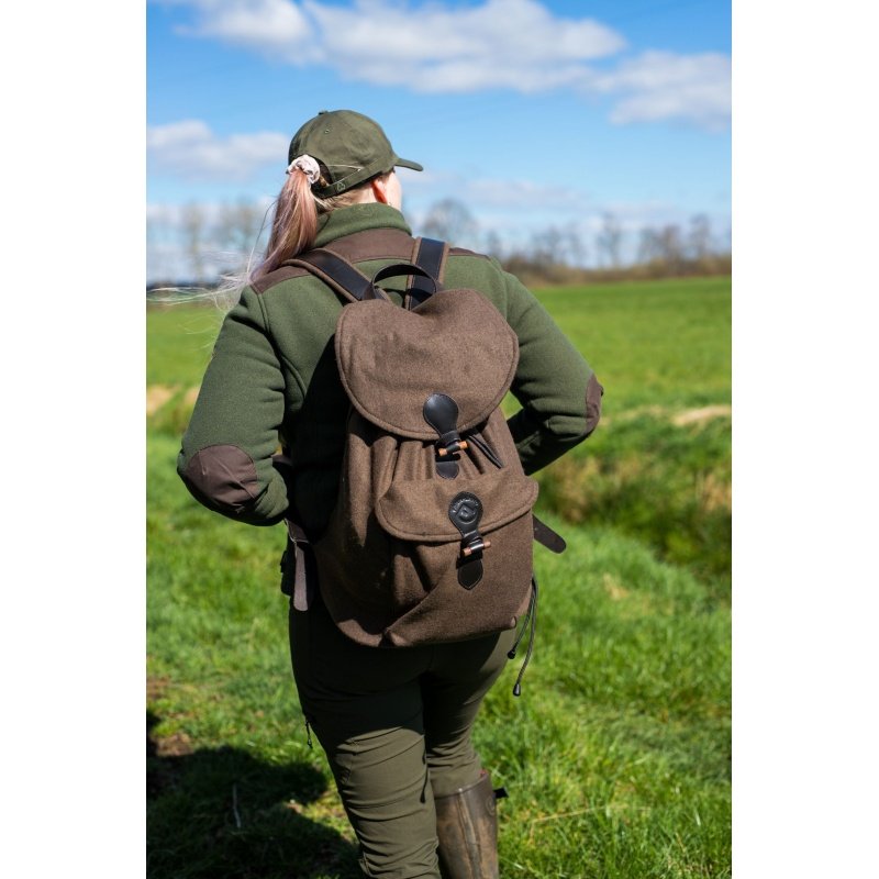 lautloser Jagd Rucksack Bradford braun