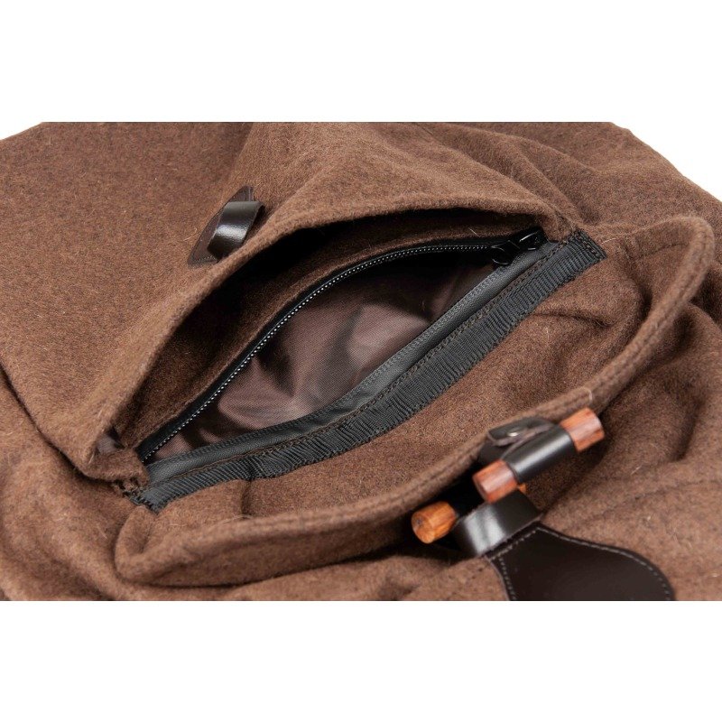 lautloser Jagd Rucksack Bradford braun