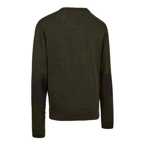 Harrington V-Ausschnitt Strickpullover