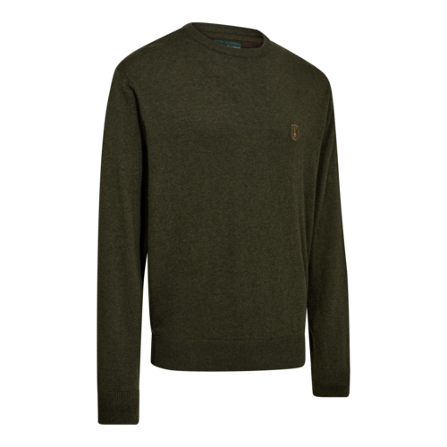 Harrington Rundhals-Strickpullover