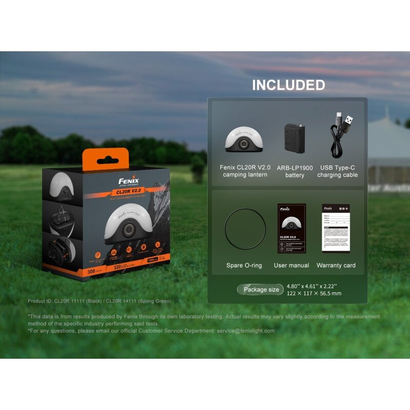 Fenix CL20R V2.0 LED Campingleuchte