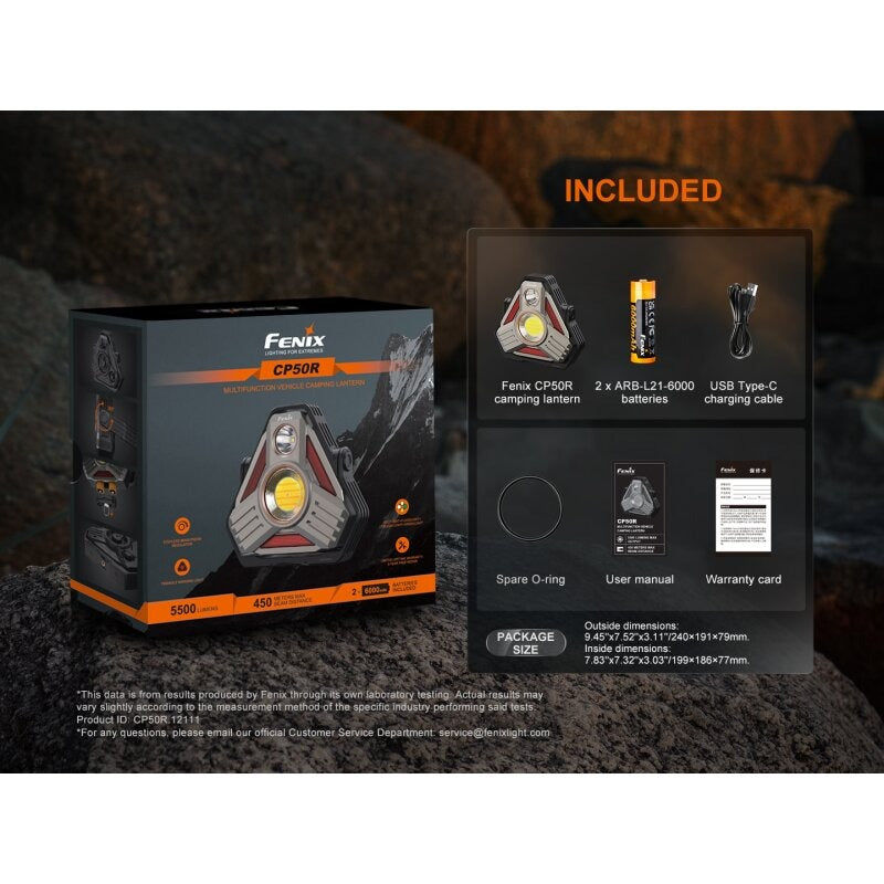 Fenix CP50R LED Campingleuchte mit USB Anschluss