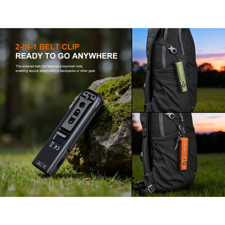 Fenix E06R Pro Taschenlampe Weißes+UV+Laser Licht