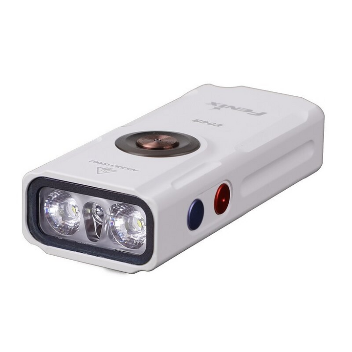 Fenix E06R Schlüsselbundleuchte Weißes+UV+Laser Licht Weiß