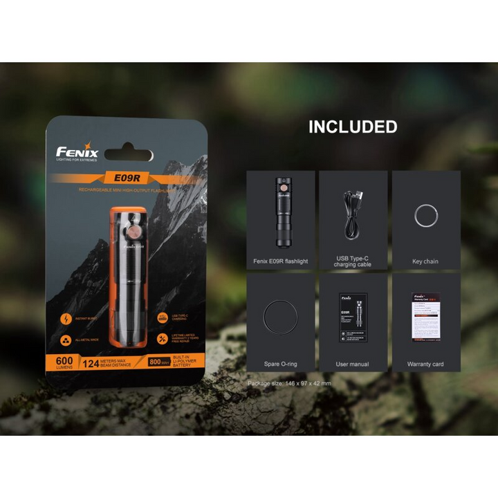 Fenix E09R LED Taschenlampe