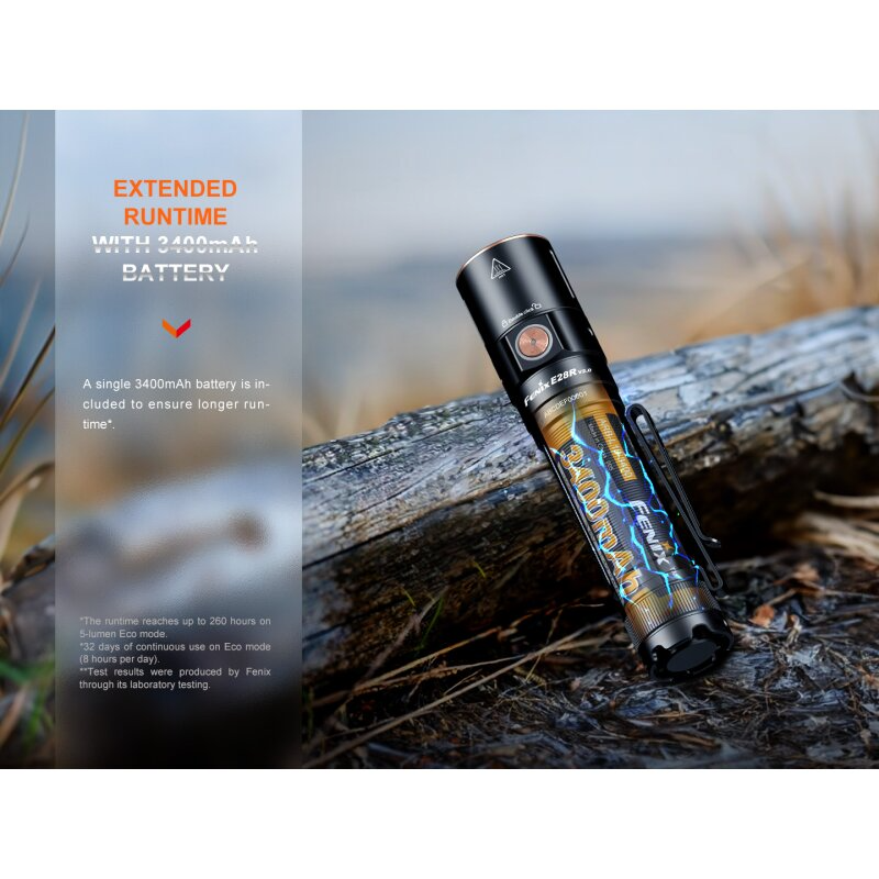 Fenix E28R V2.0 LED Taschenlampe mit USB Laden ex UC30