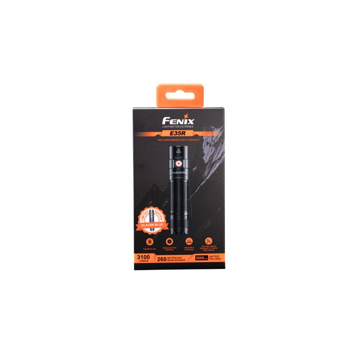 Fenix E35R LED Taschenlampe Midnight Glacier Blue
