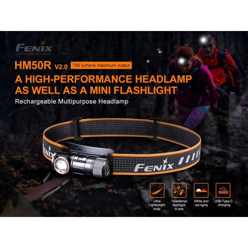 Fenix HM50R V2.0 LED Stirnlampe