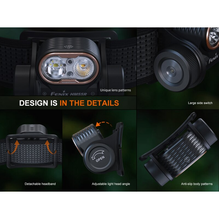 Fenix HM55R LED Stirnlampe