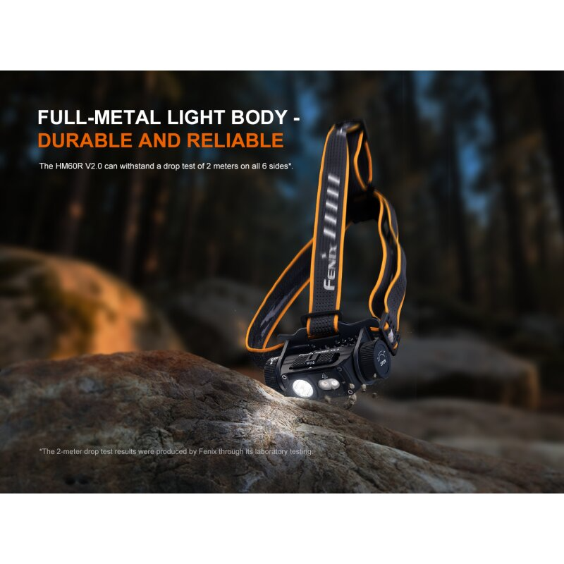 Fenix HM60R V2.0 LED Stirnlampe mit LiIon Akku