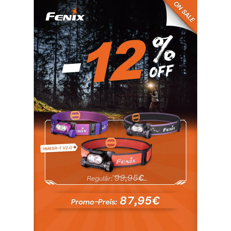 Fenix HM65R-T V2.0 Trailrunning Stirnlampe