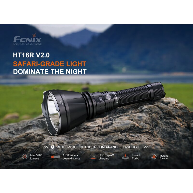 Fenix HT18R V2.0 LED Thrower Taschenlampe