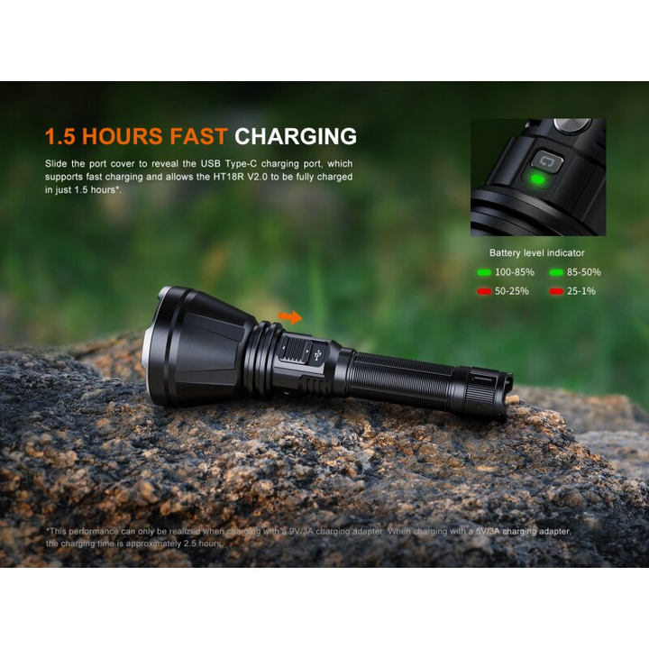 Fenix HT18R V2.0 LED Thrower Taschenlampe