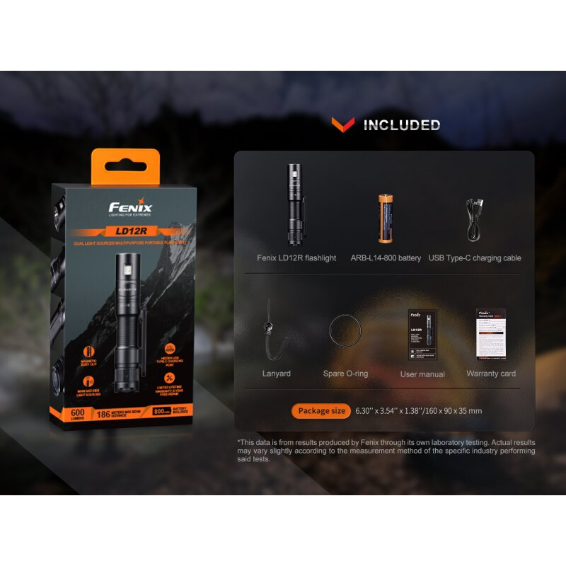 Fenix LD12R LED Taschenlampe