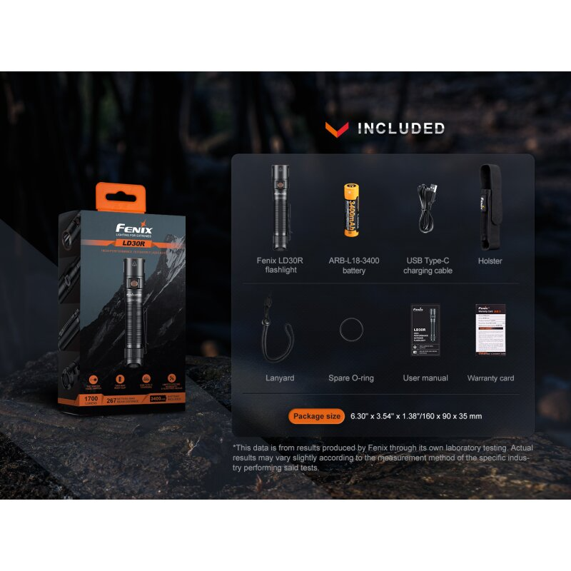 Fenix LD30R LED Taschenlampe