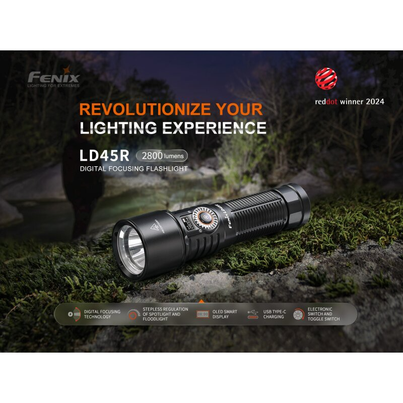 Fenix LD45R fokussierbare LED Taschenlampe