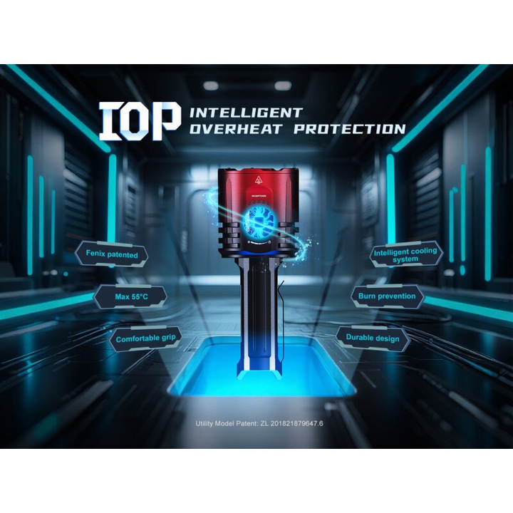 Fenix LR35R Pro Gardient LED Taschenlampe mit weiß, rot und UV-Licht Limited Edition