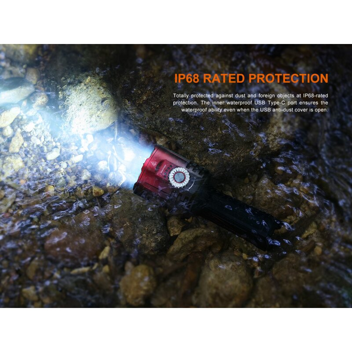 Fenix LR35R Pro Gardient LED Taschenlampe mit weiß, rot und UV-Licht Limited Edition