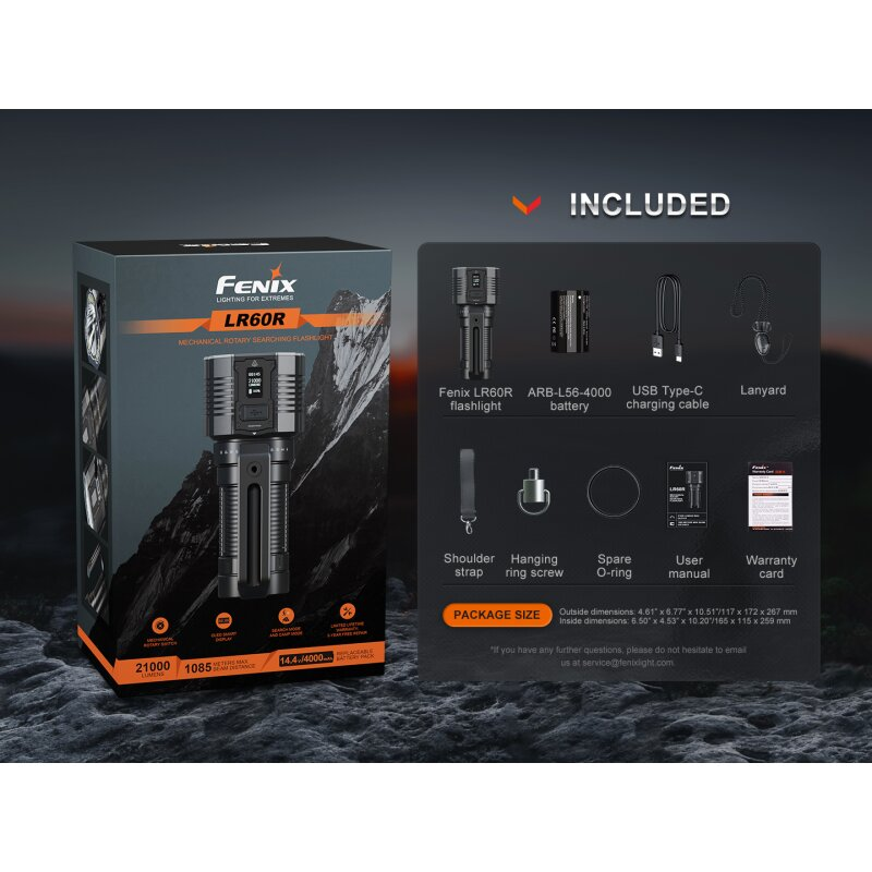 Fenix LR60R LED Suchscheinwerfer