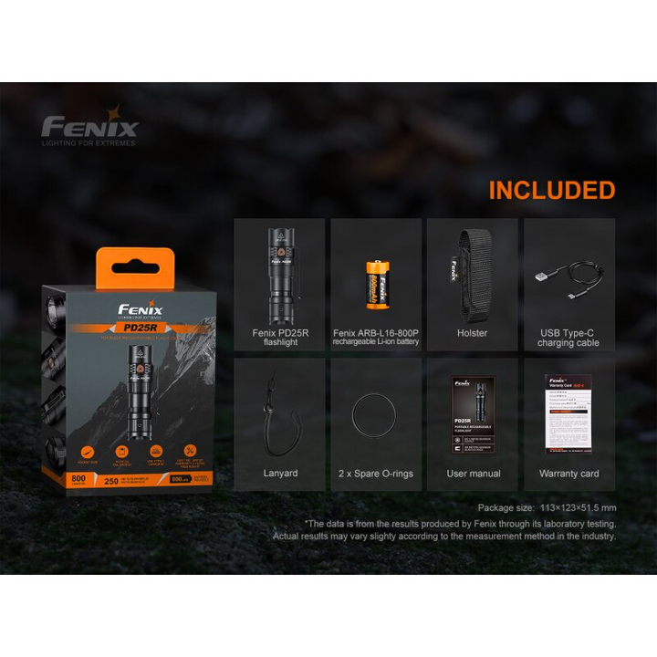 Fenix PD25R LED Taschenlampe