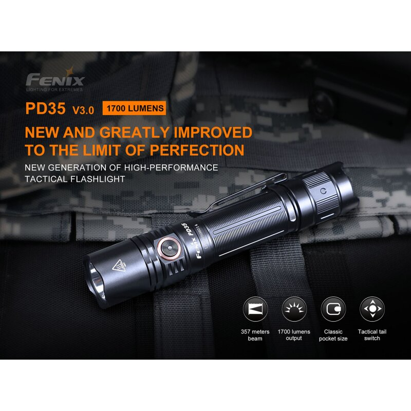 Fenix PD35 V3.0 tropic green Sonderversion LED Taschenlampe