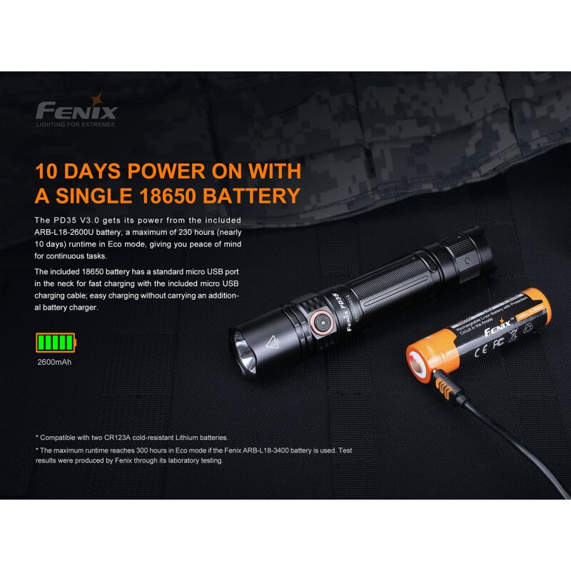 Fenix PD35 V3.0 tropic green Sonderversion LED Taschenlampe
