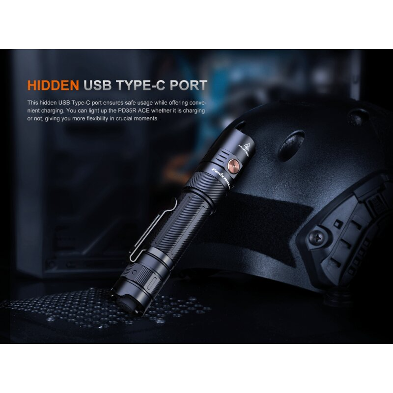 Fenix PD35R ACE LED Taschenlampe mit CL01 Sparset