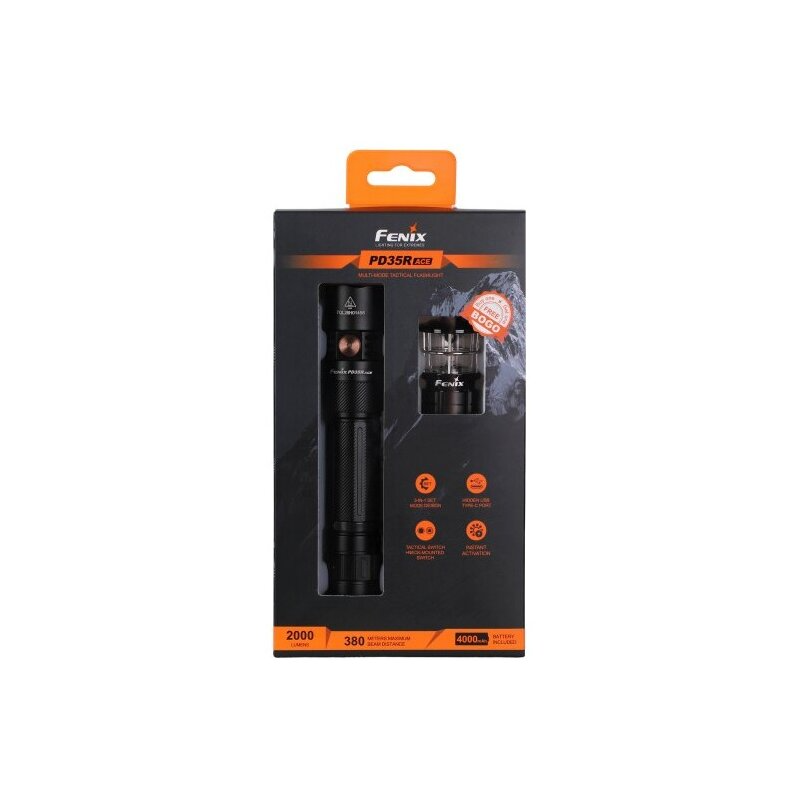 Fenix PD35R ACE LED Taschenlampe mit CL01 Sparset