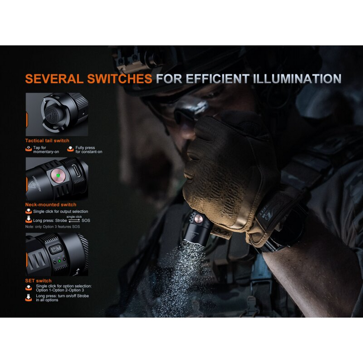 Fenix PD35R ACE LED Taschenlampe mit CL01 Sparset