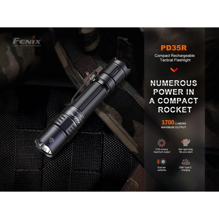 Fenix PD35R LED Taschenlampe mit USB Anschluss
