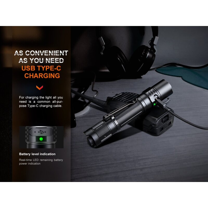 Fenix PD35R LED Taschenlampe mit USB Anschluss