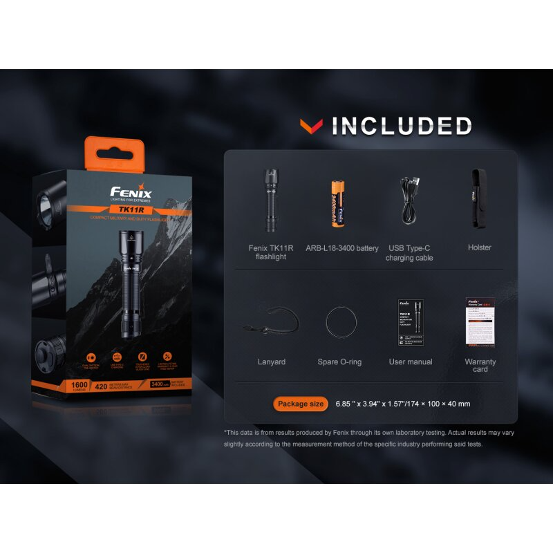 Fenix TK11R LED Taschenlampe