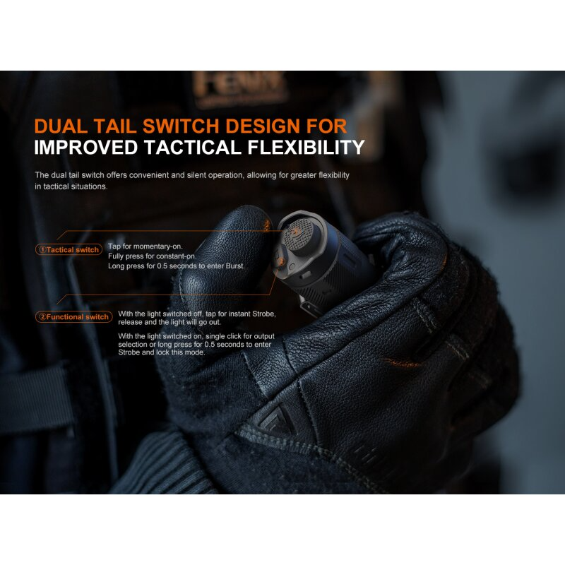 Fenix TK17 LED taktische Polizei Taschenlampe