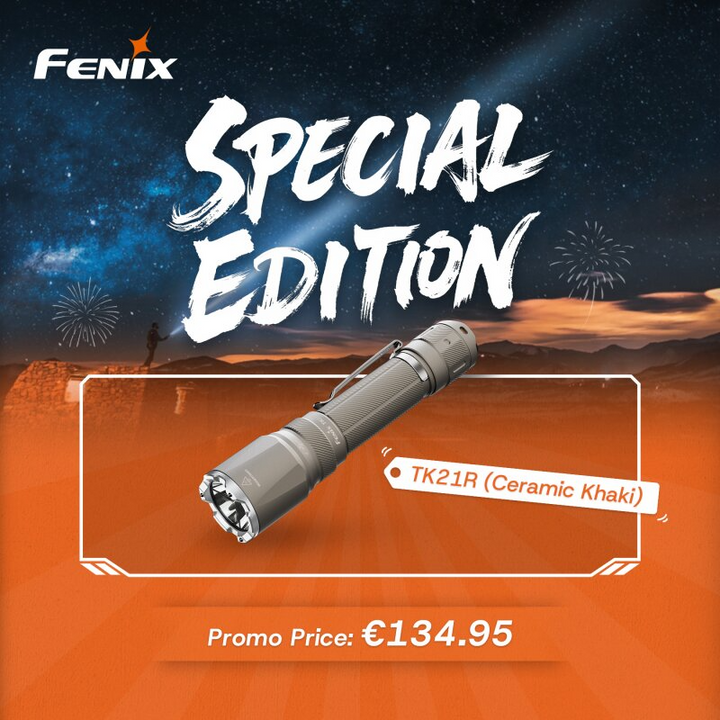 Fenix TK21R LED Taschenlampe Khaki