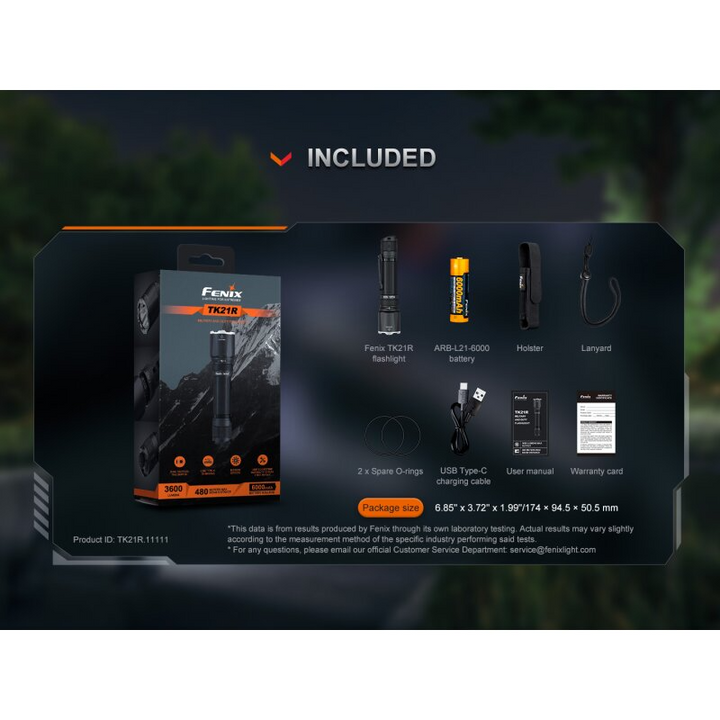 Fenix TK21R LED Taschenlampe