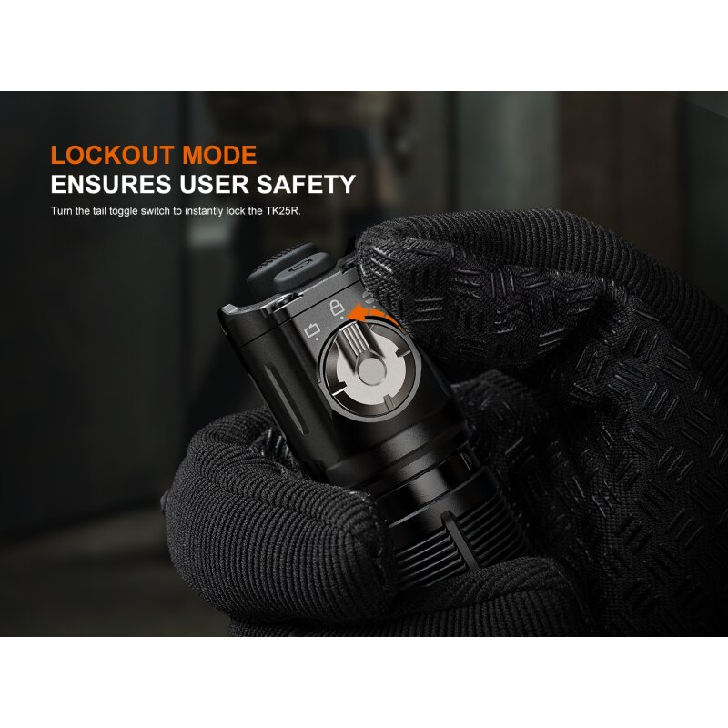 Fenix TK25R Multi-LED-System Taschenlampe mit UV & Rotlicht