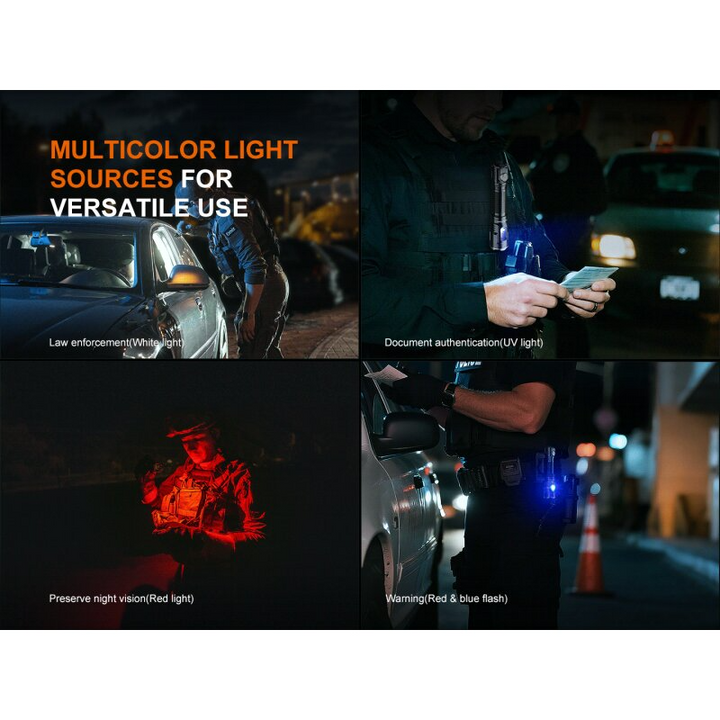Fenix TK25R Multi-LED-System Taschenlampe mit UV & Rotlicht