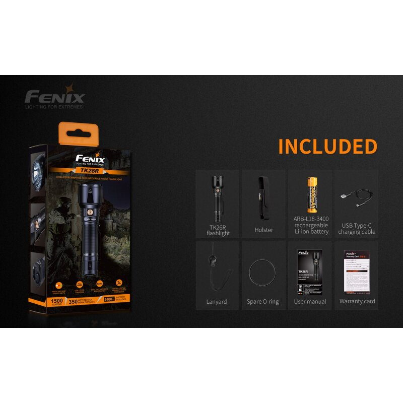 Fenix TK26R LED Taschenlampe