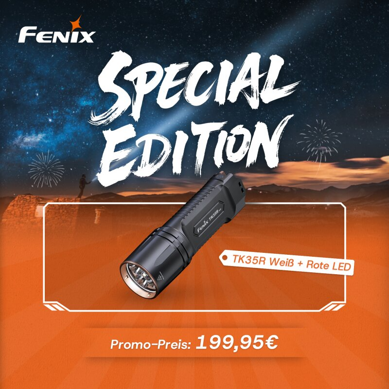 Fenix TK35R RED LED Taschenlampe