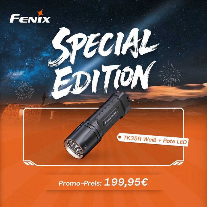 Fenix TK35R RED LED Taschenlampe