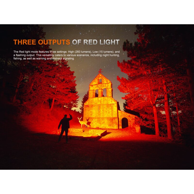 Fenix TK35R RED LED Taschenlampe